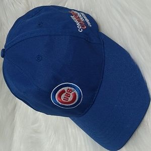 RARE! Youth Cubs Conquer Cancer Foundation Velcro Back Hat Never Worn